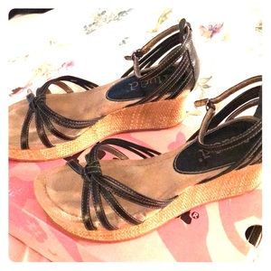 Wedge sandals. Mudd